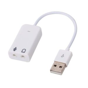 USB To 3.5mm Mic and Headphone Jack